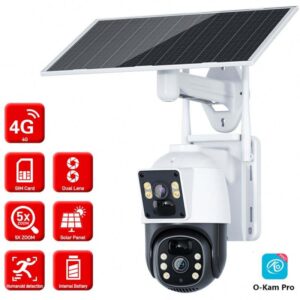 Solar CCTV Camera  Night Version  WiFi V.  Water resistance